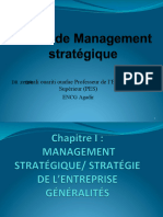 Cours Management Stratégie Partie I
