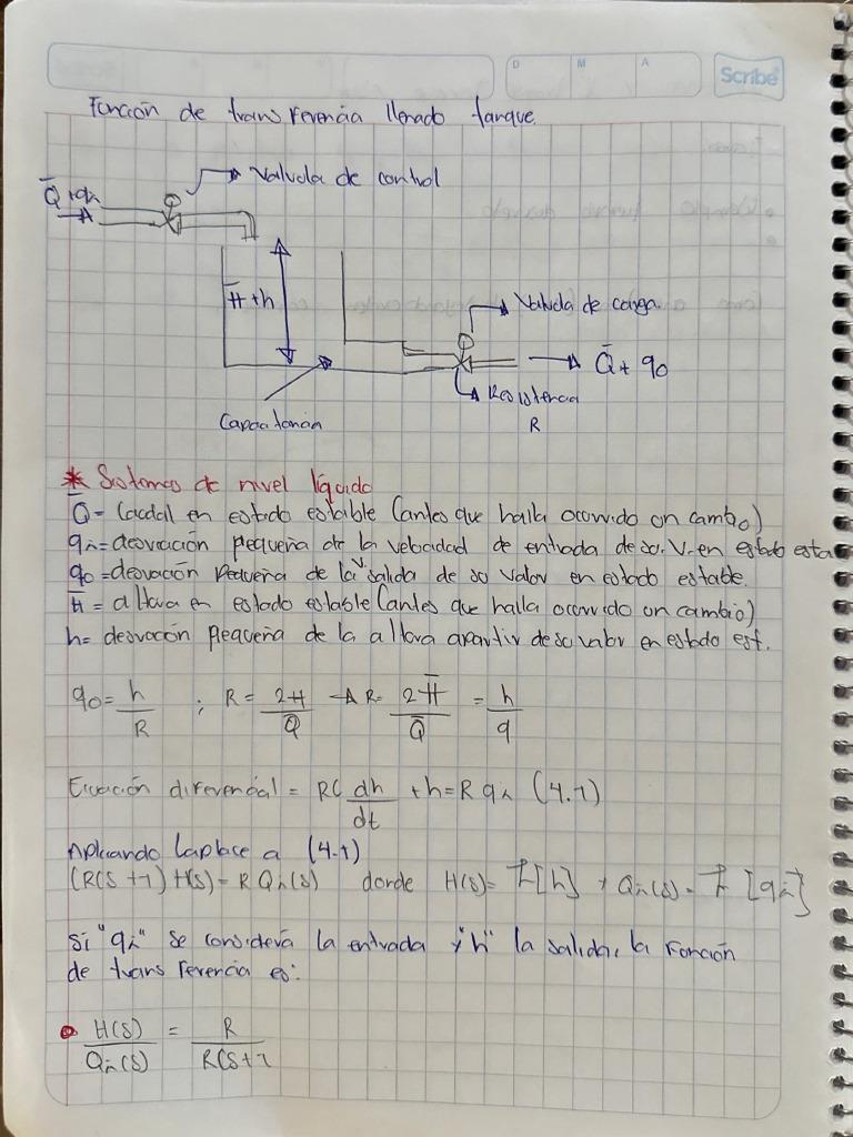 F T Llenado De Tanque Pdf
