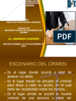 10a. Clase 25092021 INFORME TECNICO DE ESCENA DEL CRIMEN