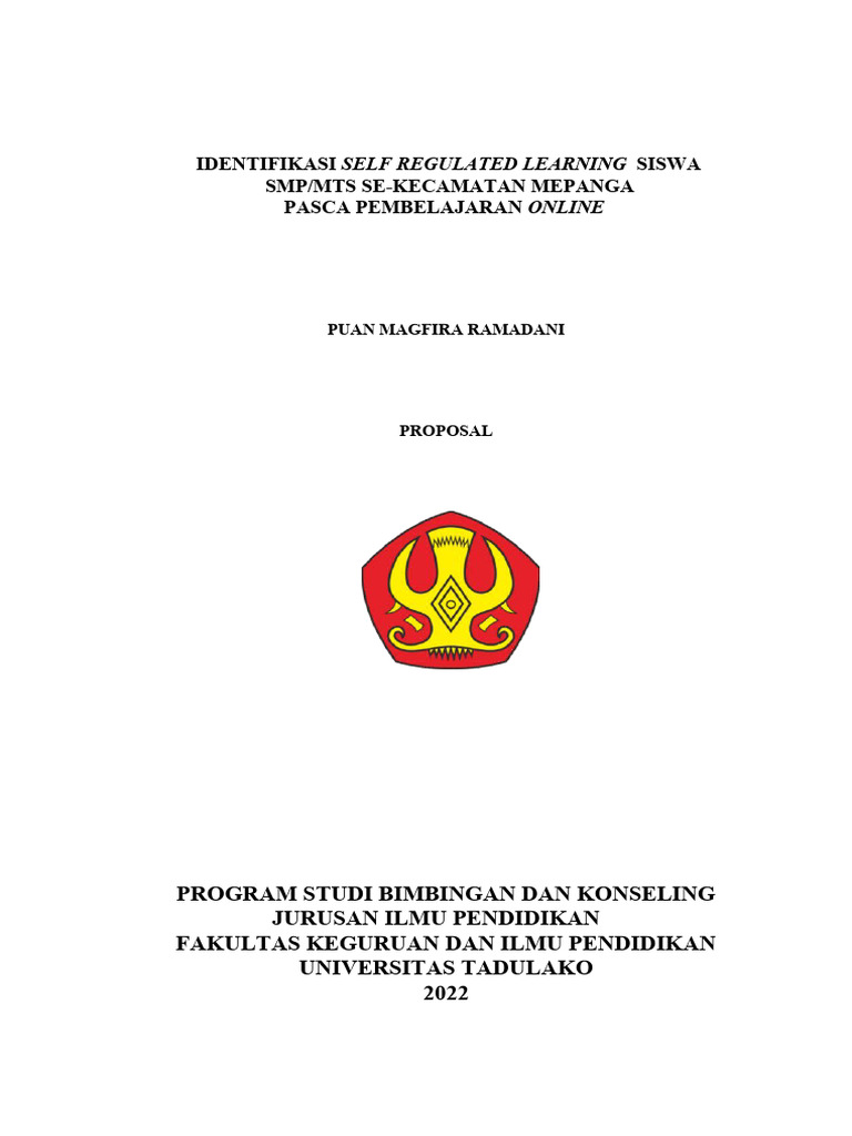 Identifikasi Self Regulated Learning Siswa SMP | PDF | Karier ...