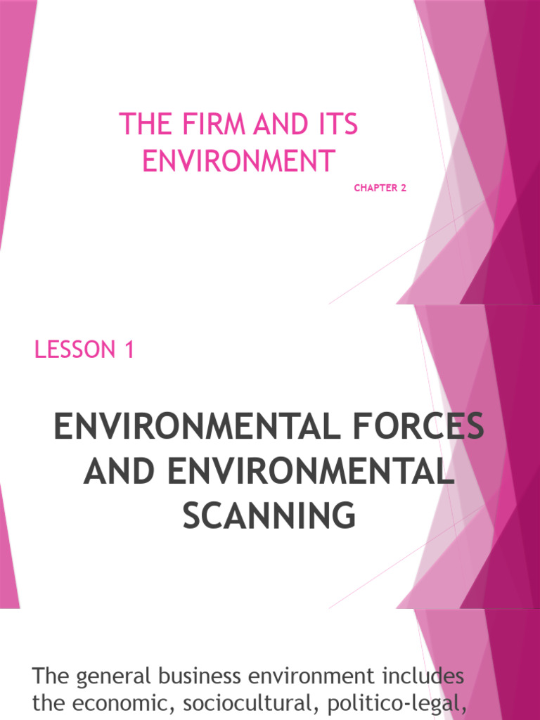 Environmental Forces in Business Management | PDF | Millennium ...