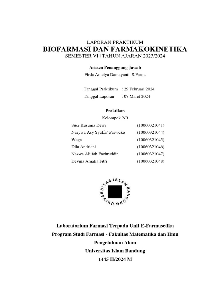 Laprak Biofarkin Perc 2 REV7 | PDF