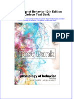 Full Physiology of Behavior 12Th Edition Carlson Test Bank Online PDF All Chapter