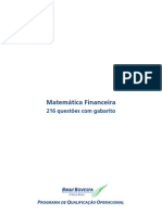 1 - Matemática Financeira - Exercícios