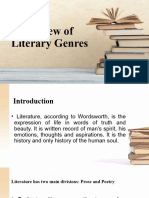 Review of Literary Genres