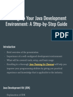 Setting Up Your Java Development Environment - A Step-by-Step Guide