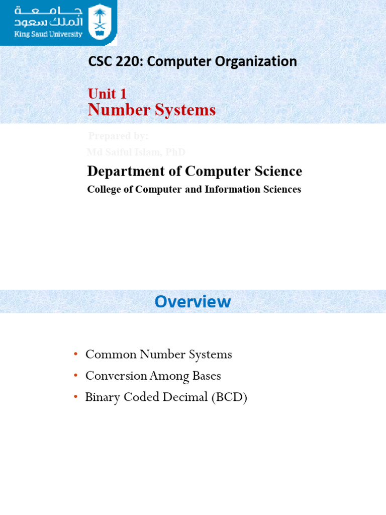 Number Systems and Base Conversions | PDF | Binary Coded Decimal ...