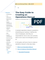 The Easy Guide to Creating an Operations Manual | Creately