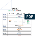 Toddler Timetable PDF