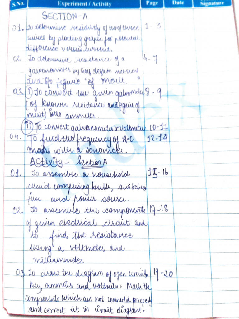Class 12 Physics Practical File | PDF