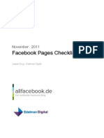 Facebook Page Checkliste