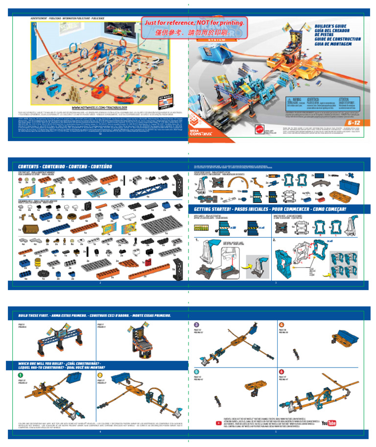 Hot Wheels Track Builder Instructions
