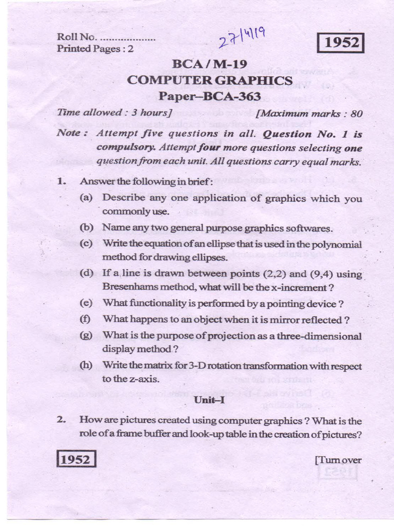 Bca 363 2019 | PDF