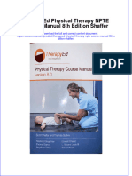 Download ebook Therapyed Physical Therapy Npte Course Manual 8Th Edition Shaffer online pdf all chapter docx epub 
