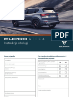 Cupra Ateca Instrukcja