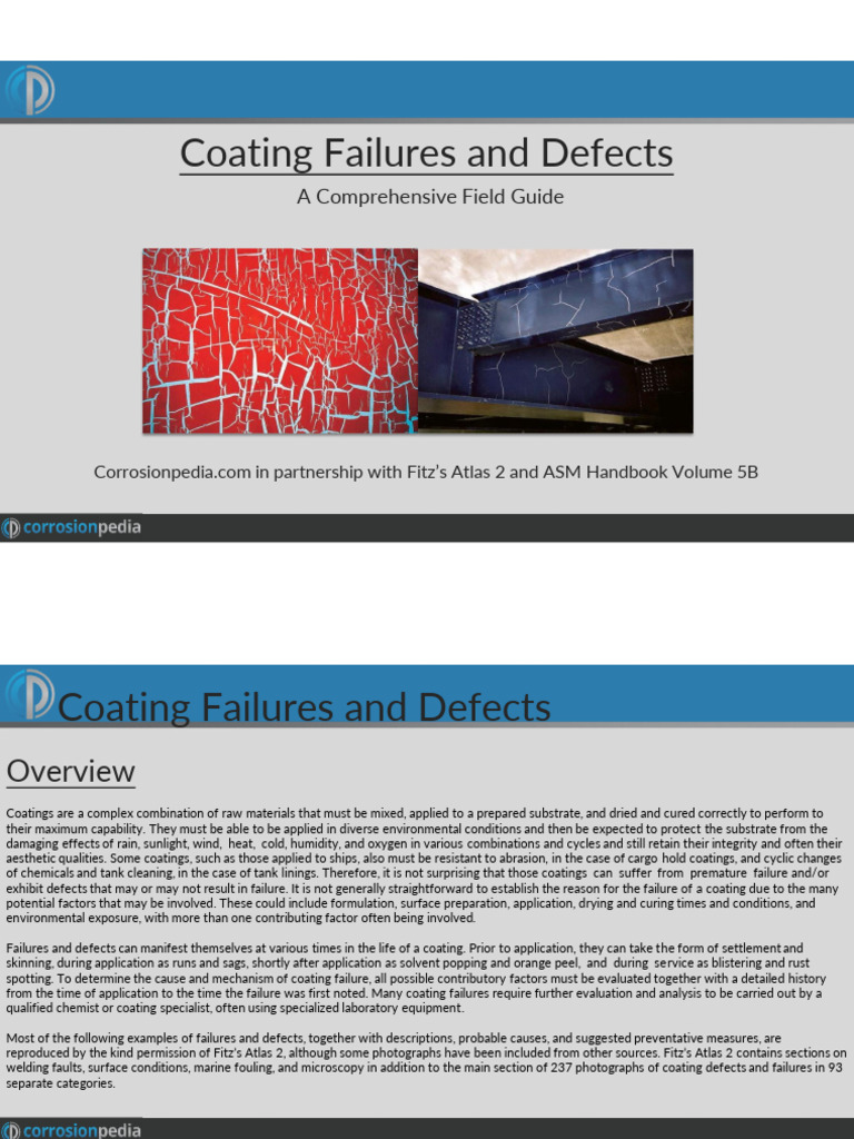 Coating Failures & Defects Download Free PDF Paint Coating