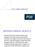 Budaya Organisasi 2015