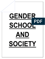 Gender School and Society