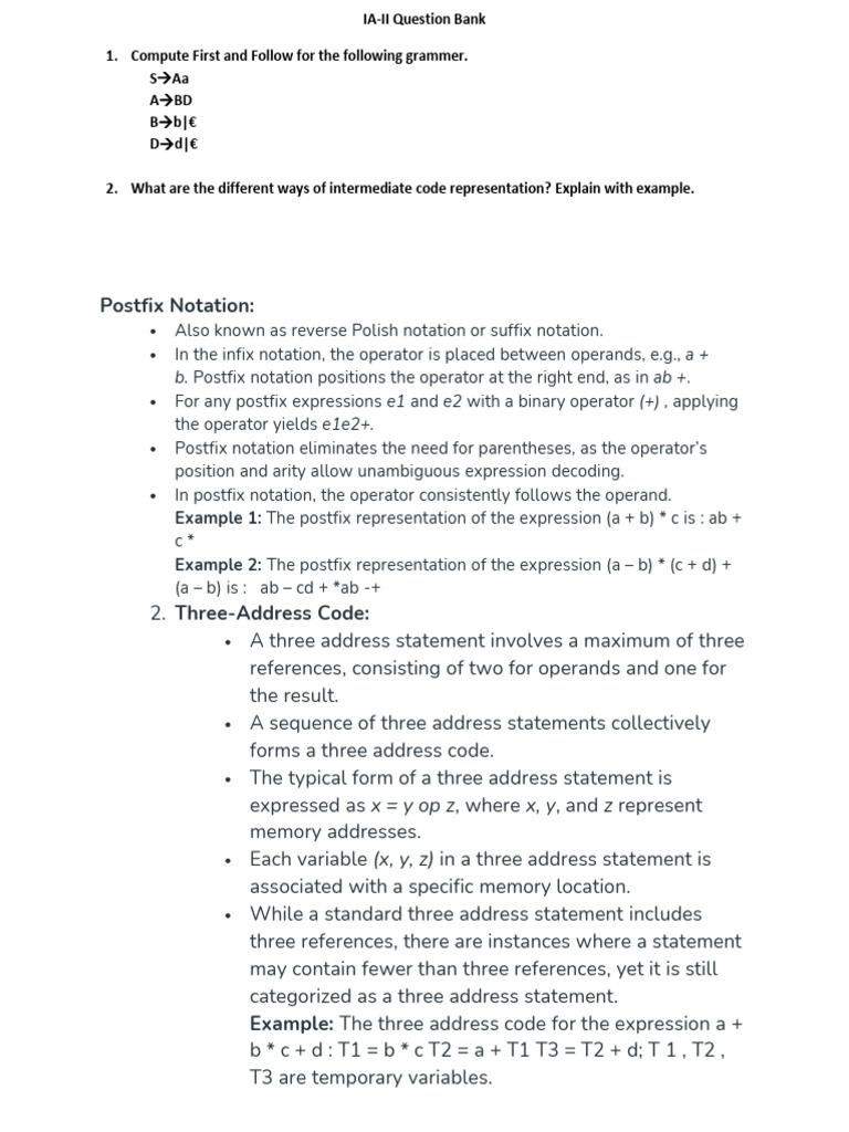 SPCC Ia 2 | PDF | Parsing | Software Engineering