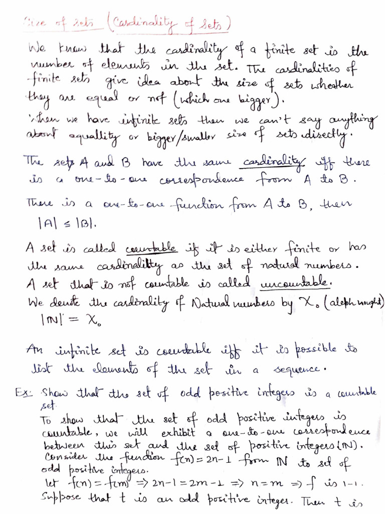 Countable Set Pdf