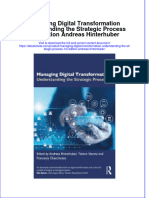 Full Ebook of Managing Digital Transformation Understanding The Strategic Process 1St Edition Andreas Hinterhuber Online PDF All Chapter
