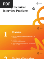 L11. Solving Technical Interview Problems.