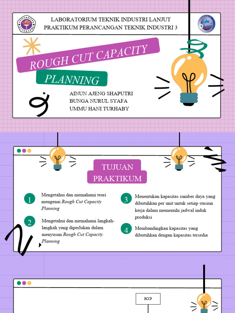Pengenalan Rough Cut Capacity Planning | PDF | Komputer