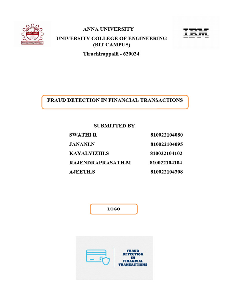 AI-Based Fraud Detection in Finance | PDF | Machine Learning ...