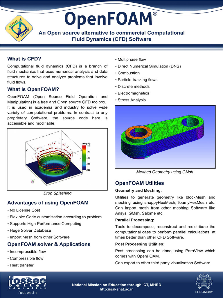 OpenFOAM Version 7 Brochure English | PDF