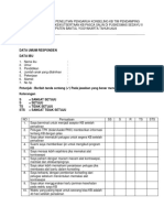 Lembar Kuesionar Penelitian PDF