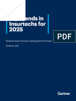 Gartner Top Trends in Insurtechs For 2025