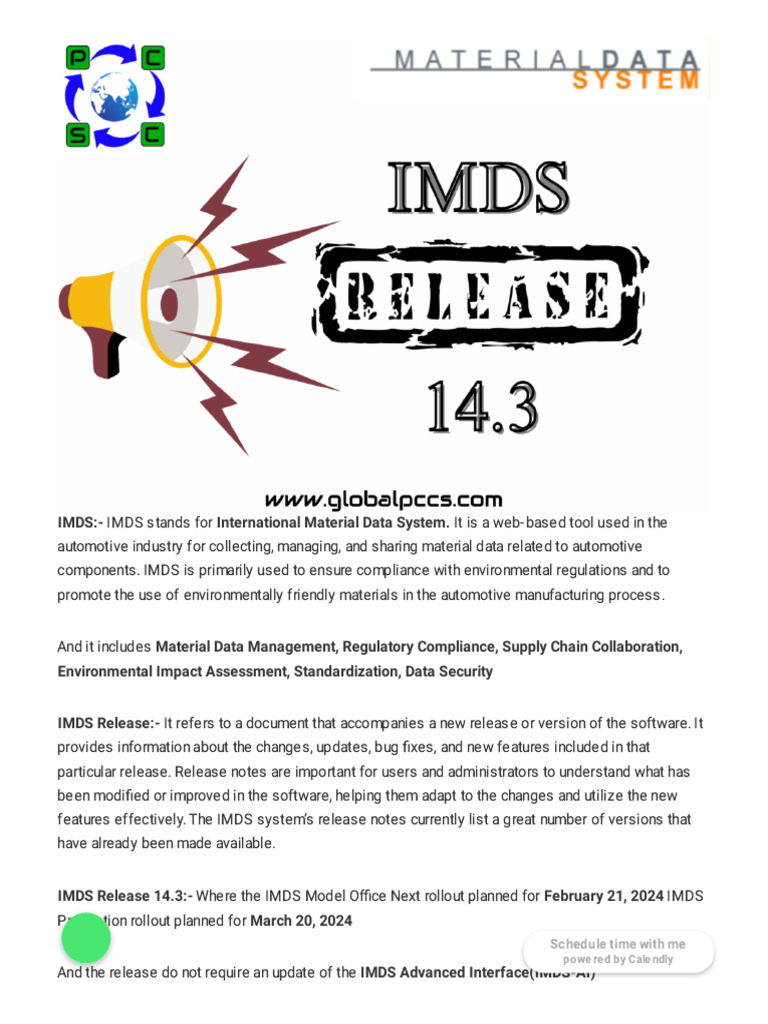 IMDS:-: Schedule Time With Me | PDF | Computing | Software