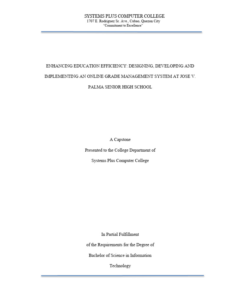 Final Capstone Documentation Not Complete | PDF | Software Development ...