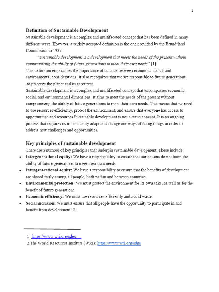 Sustainable Development in Pakistan | PDF | Sustainability ...
