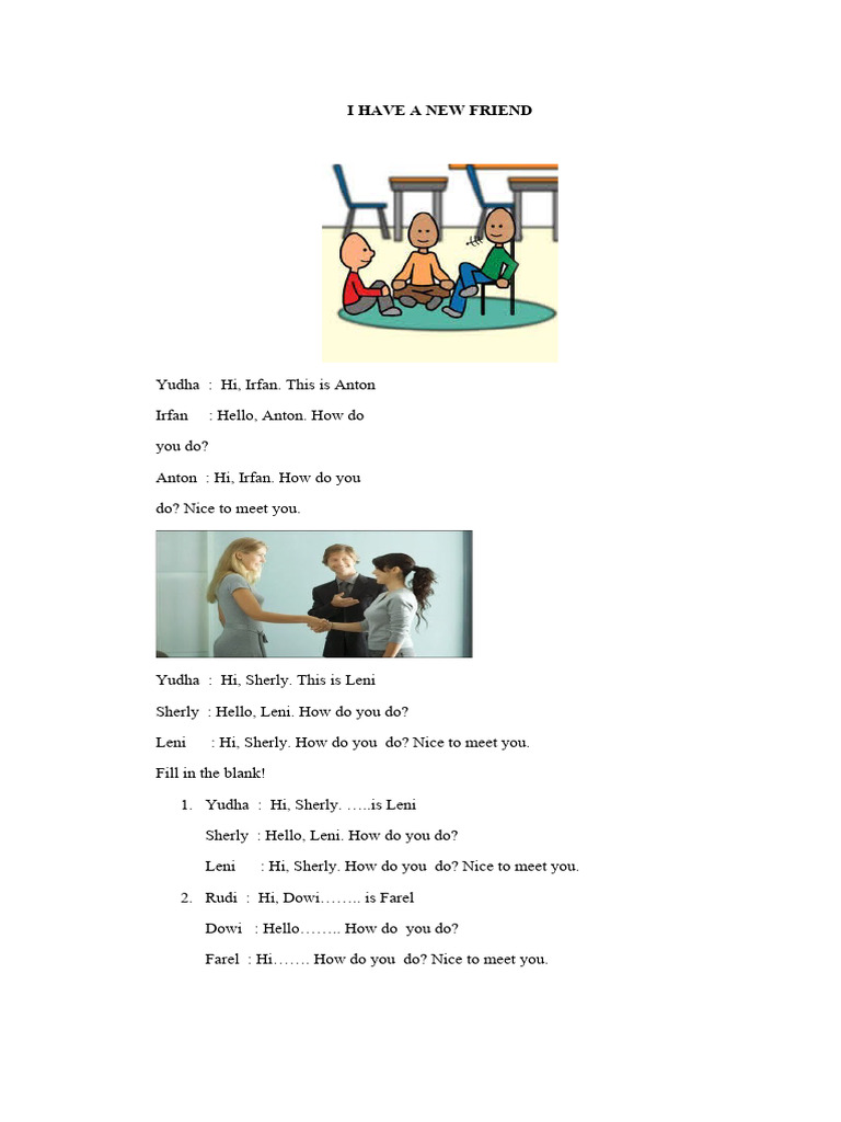 English Dialogues and Vocabulary Exercises | PDF | Grammar | Linguistics
