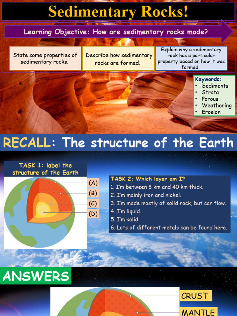 4.2 Sedimentary Rocks | PDF | Sedimentary Rock | Rock (Geology)
