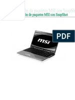 Generación de paquetes MSI con SnapShot