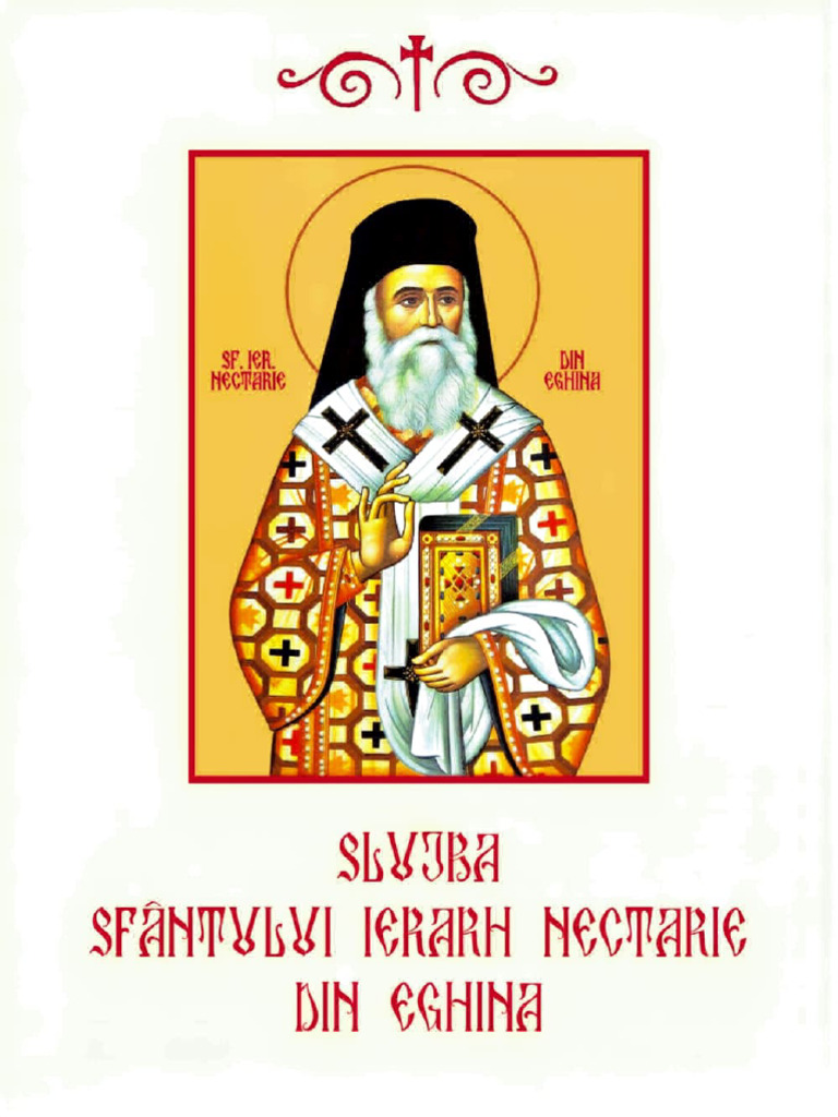 Slujba Sf. Ier. Nectarie de La Eghina-1 | PDF