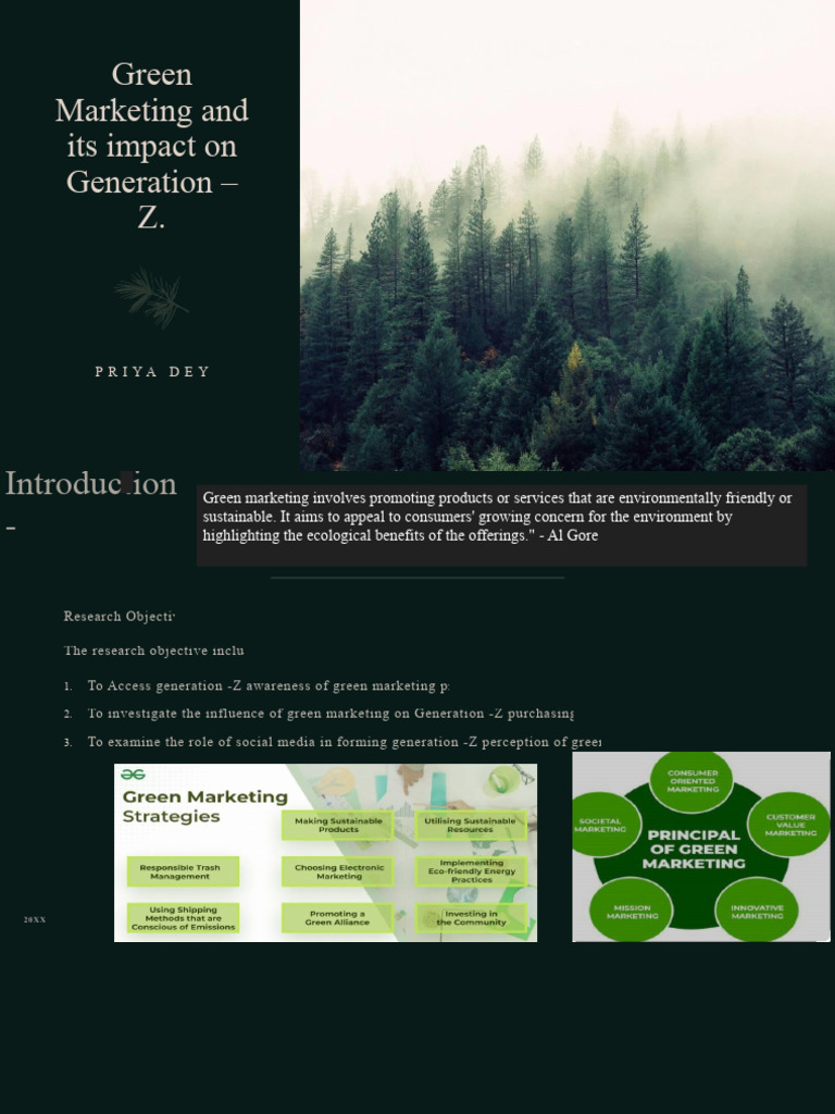 Green Marketing and Its Impact On Generation | PDF | Marketing ...