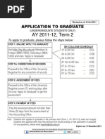USP Graduation Application Guide | PDF