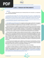 Clase 1 Pensar Historicamente HistoriayPoliticadelaEducacion