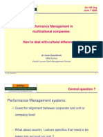 Performance Management in Multinational Companies:: 3th HR Day June 7 2006