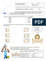 Matemática - Prova Final TURMA D I Unidade