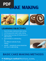 Cake Making Methods Explained | PDF | Cakes | Baking