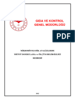 MIKROBIYOLOJIK ANALIZLERDE METOT DOGRULAMA Ve OLÇUM BELIRSIZLIGI REHBERI