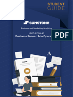 Business Research in Operations