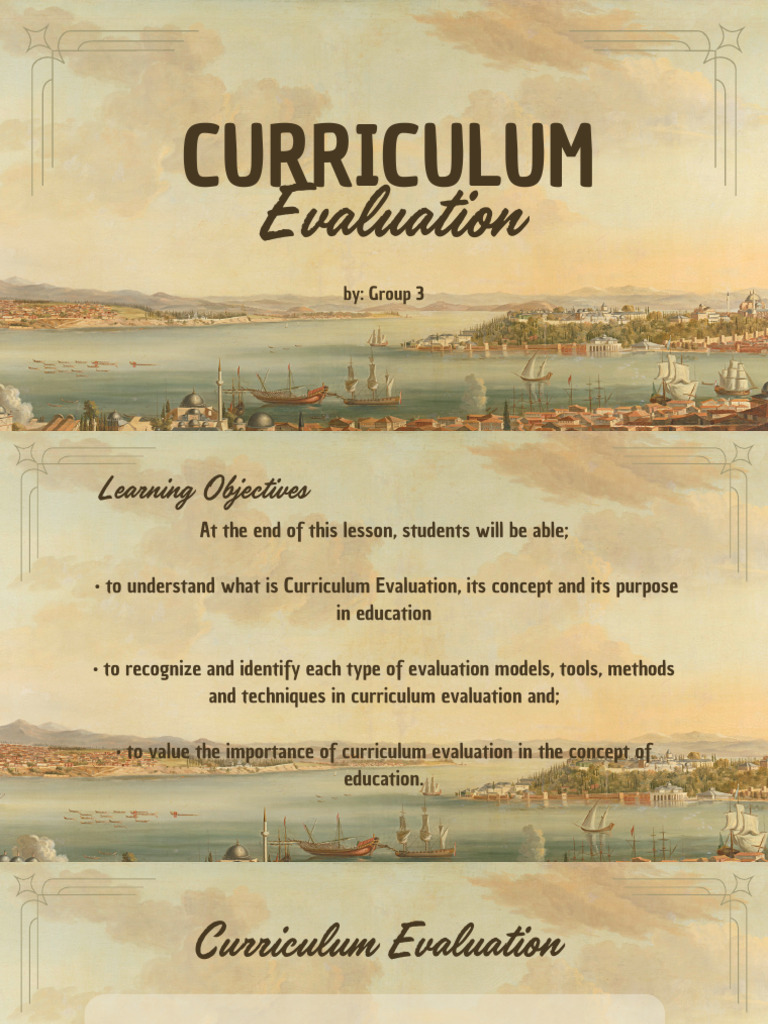 Curriculum Evaluation Pdf Evaluation Educational Assessment