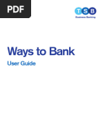 Ways to Bank User Guide