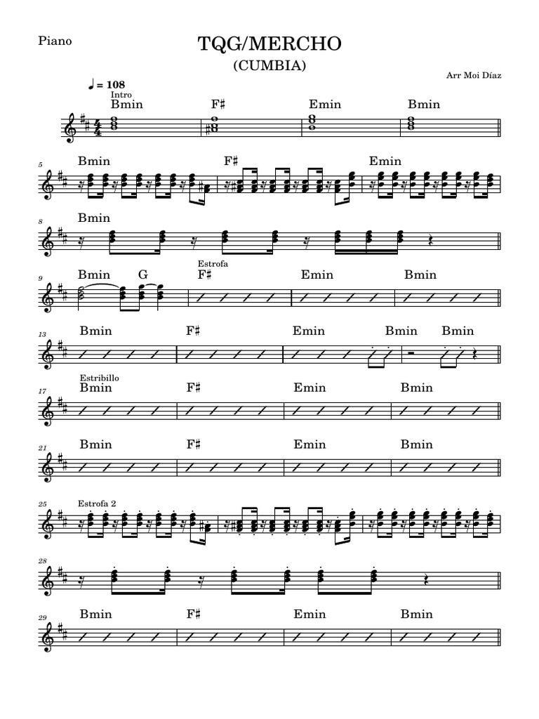 TQG MERCHO-Piano | PDF