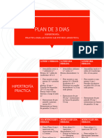 PLAN DE 3 DIAS - Hipertrofia